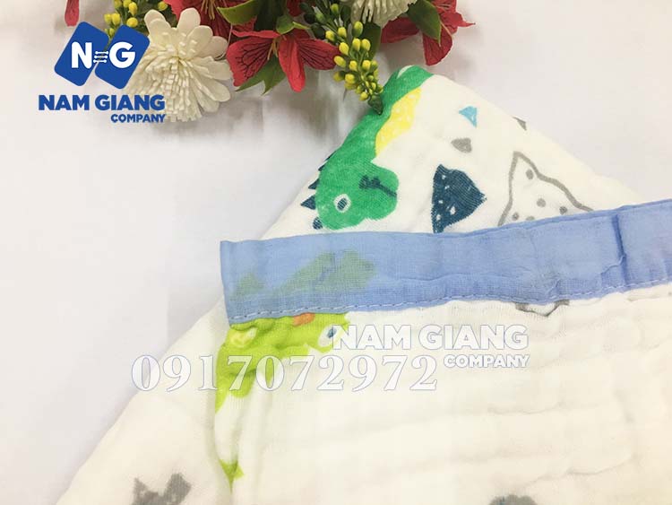 Khăn xô đa năng 6 lớp viền (rẻ) (Chiếc)