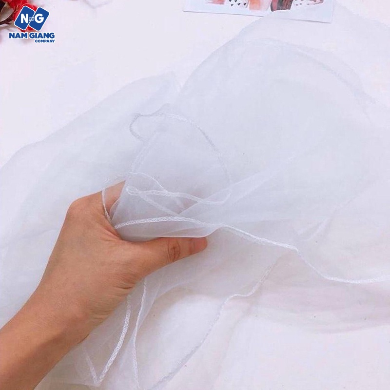 Khăn voan che mặt chống bụi cho bé cỡ lớn