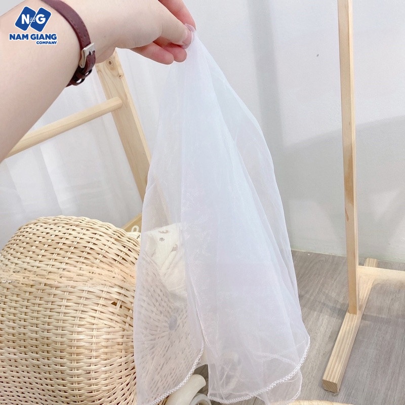 Khăn voan che mặt chống bụi cho bé cỡ lớn