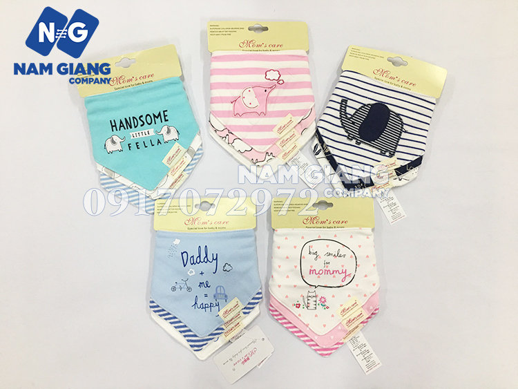 Khăn yếm tam giác Momcare