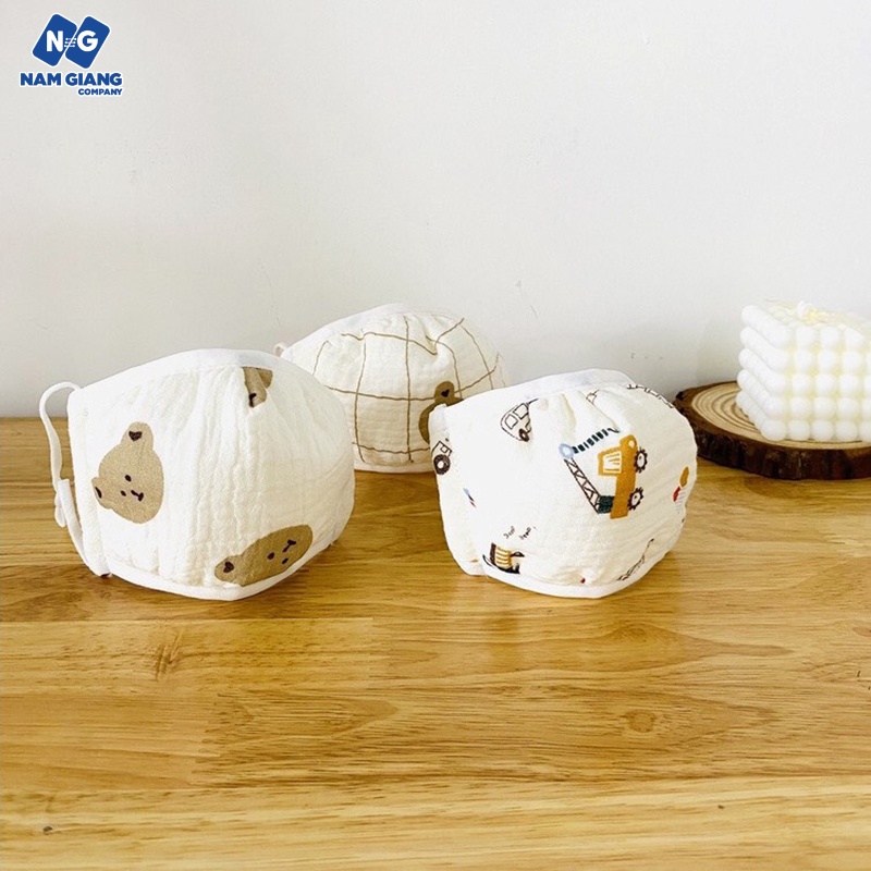 Khẩu trang xô muslin zubee cho bé