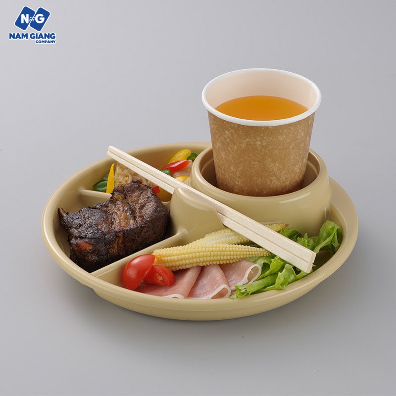 Khay ăn dặm 4 ngăn inomata Nhật