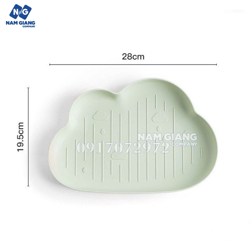 Khay ăn dặm hình mây