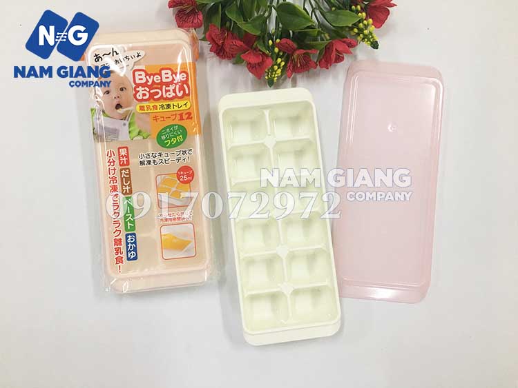 Khay chia thức ăn Kokubo 12 ngăn có nắp đậy