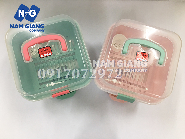 Khay úp bình sữa cao cấp Hybaby