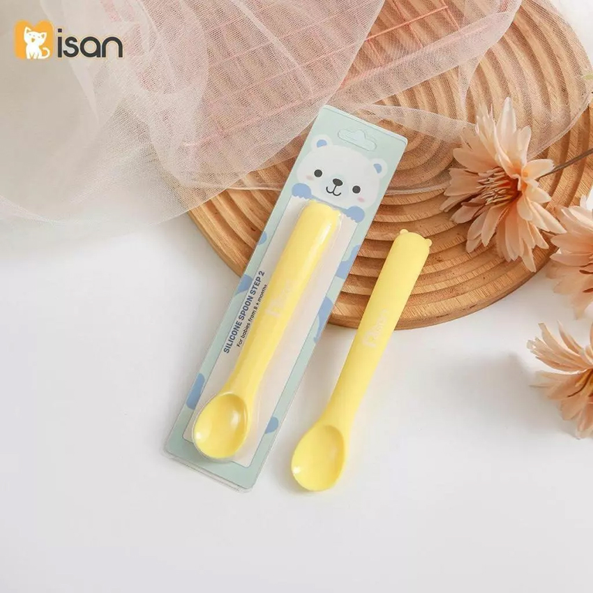 Thìa ăn dặm silicon Misan cho bé (8m+)