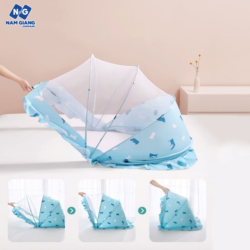 Màn chụp gấp gọn in hình