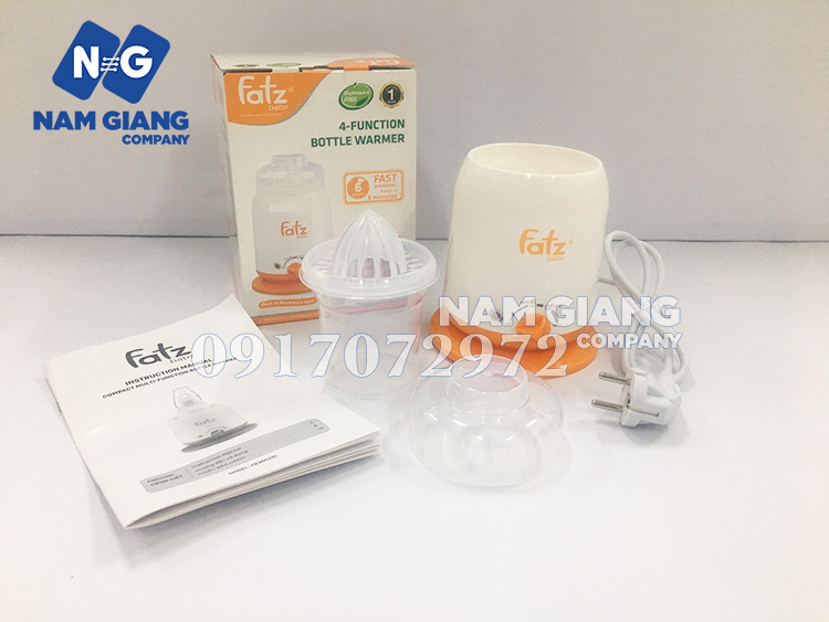 Máy hâm sữa và thức ăn 4 chức năng Fatzbaby