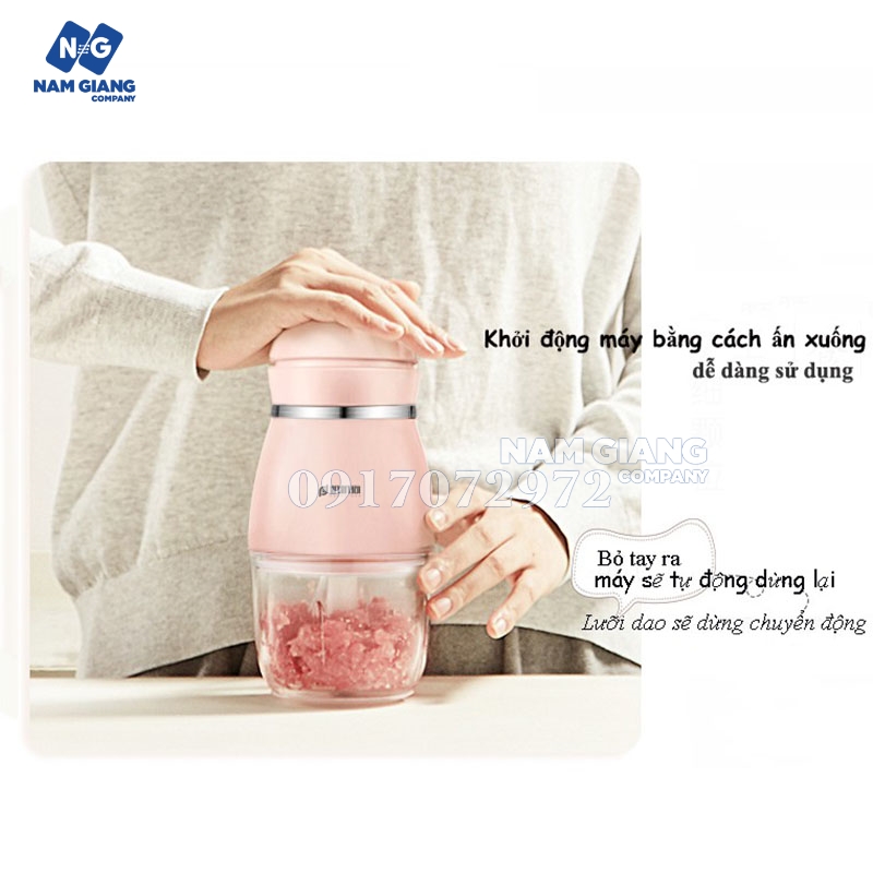 Máy xay mini HATTIECS 6 lưỡi