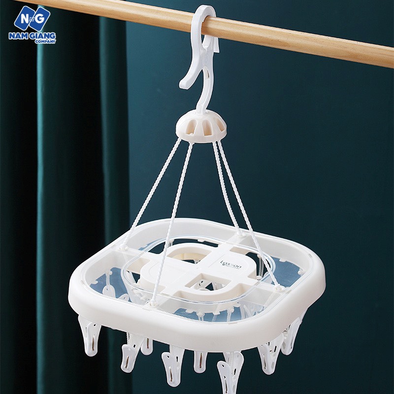 Móc chùm vuông 24 kẹp