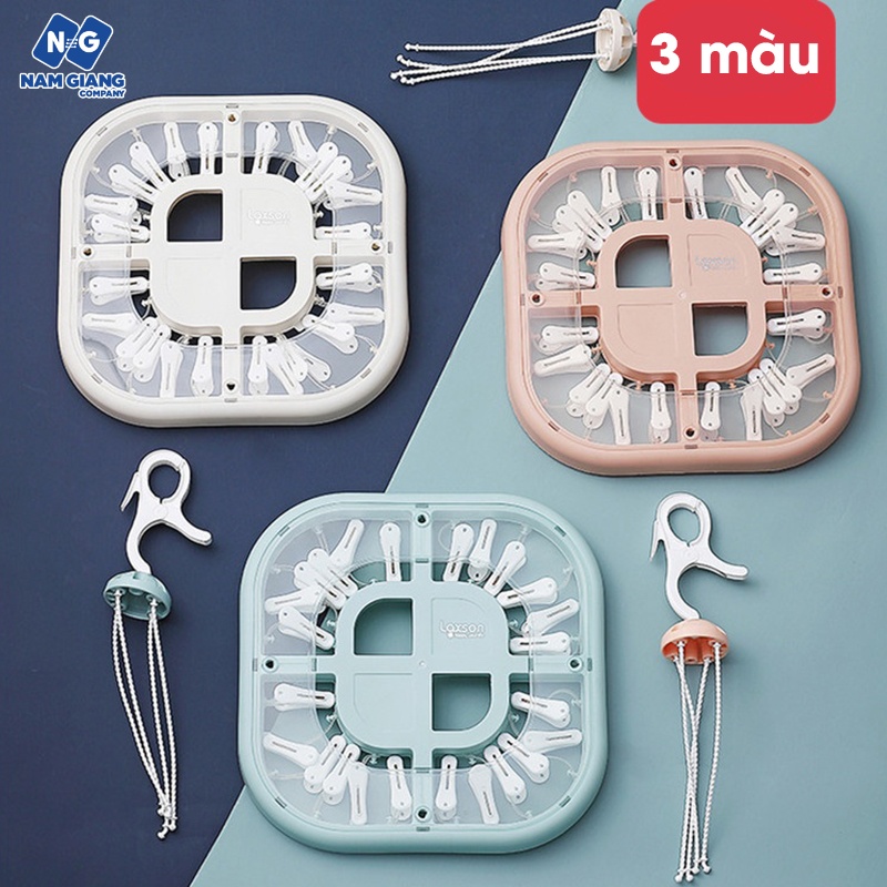 Móc chùm vuông 24 kẹp