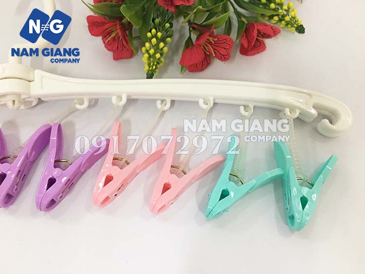 Móc phơi gấp gọn 12 kẹp 8730