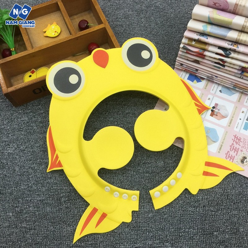 Mũ gội đầu, mũ tắm cho bé hình cá
