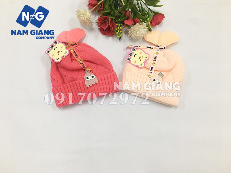 Mũ len chụp sơ sinh