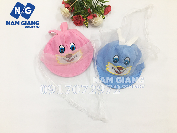 Mũ lưỡi trai có khăn voan