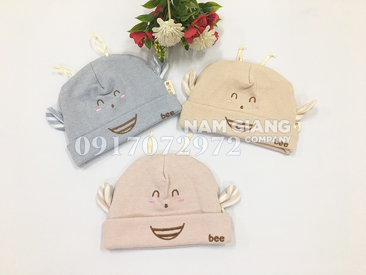 Mũ nỉ có tai cho bé