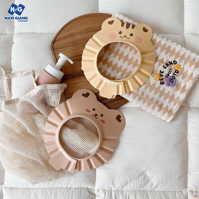 Mũ tắm cho bé hình gấu