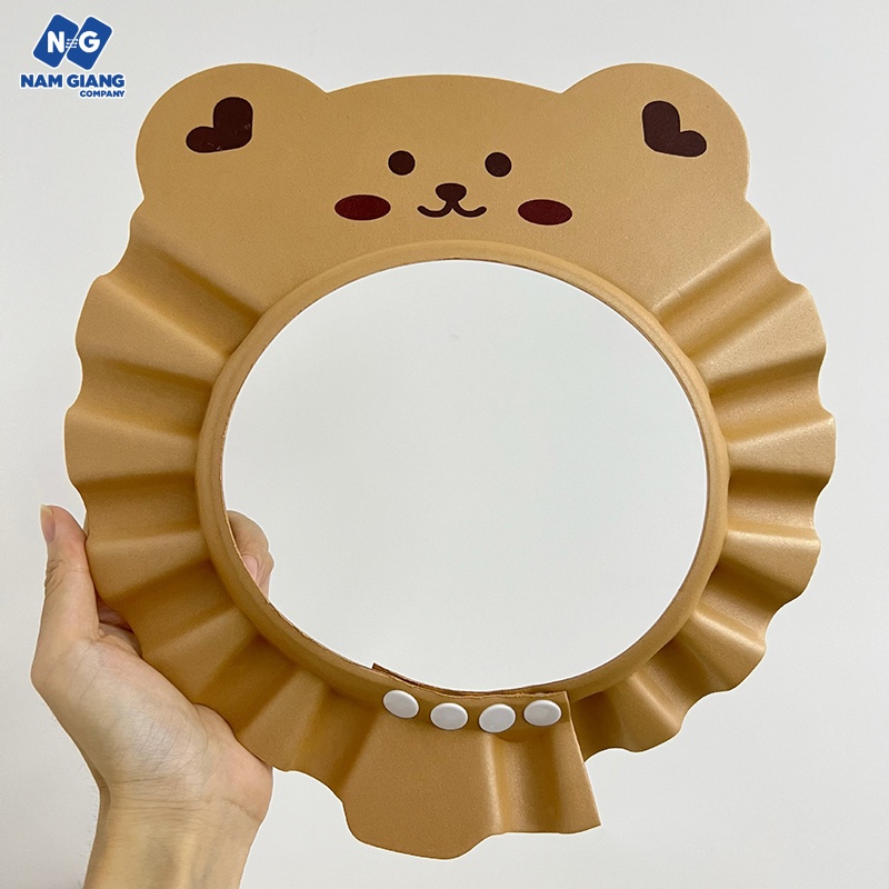 Mũ tắm cho bé hình gấu