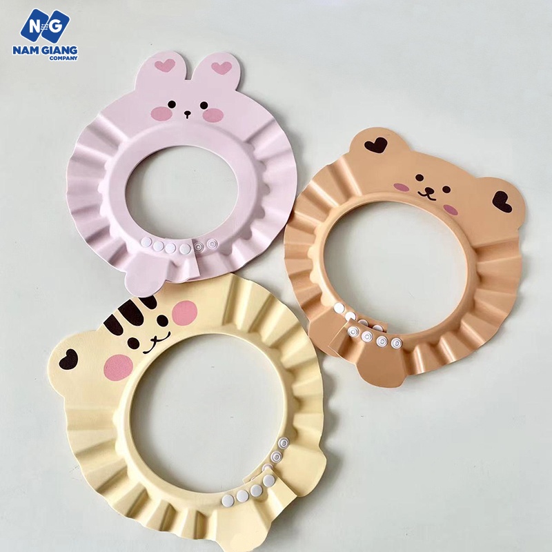 Mũ tắm cho bé hình gấu