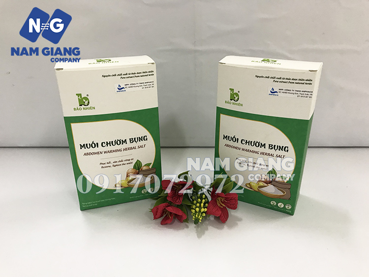 Muối chườm bụng Bảo nhiên tiêu mỡ vùng eo