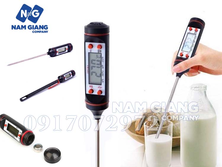 Nhiệt kế điện tử đo nước pha sữa cho bé