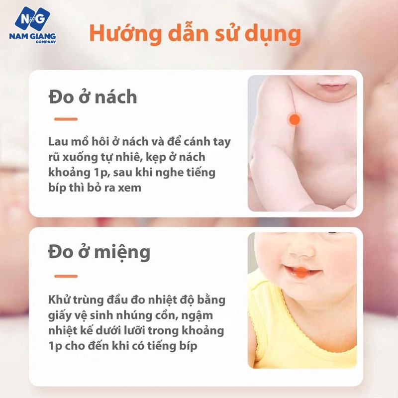 Nhiệt kế điện tử kichi công nghệ nhật bản(kèm 2 pin)