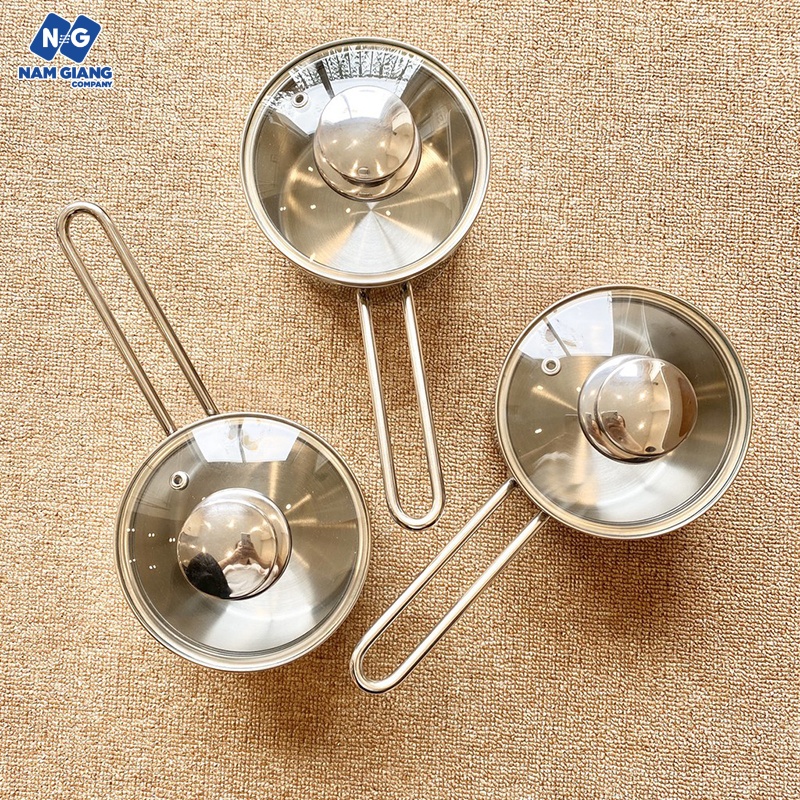 Nồi nấu bột cháo nắp kính 12cm fivestar