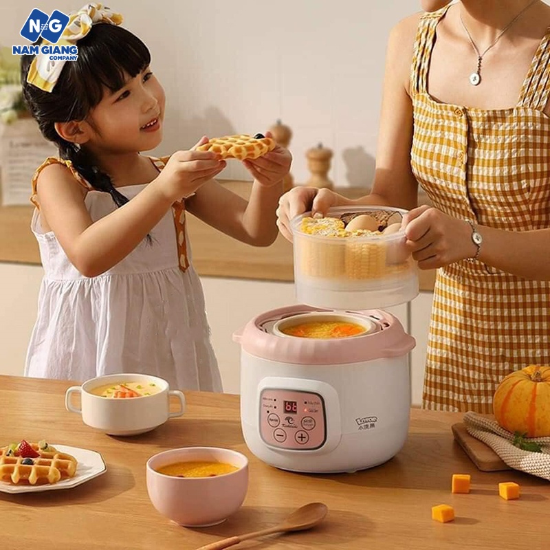 Nồi nấu cháo chậm KICHI 0,8L