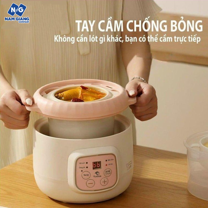 Nồi nấu cháo chậm KICHI 0,8L