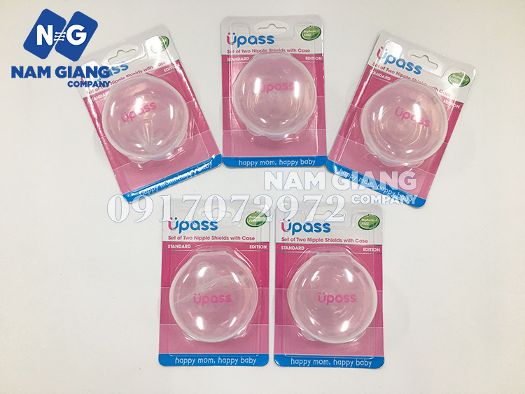 Núm trợ ty silicon Upass kèm hộp đựng (Sét 2 chiếc)