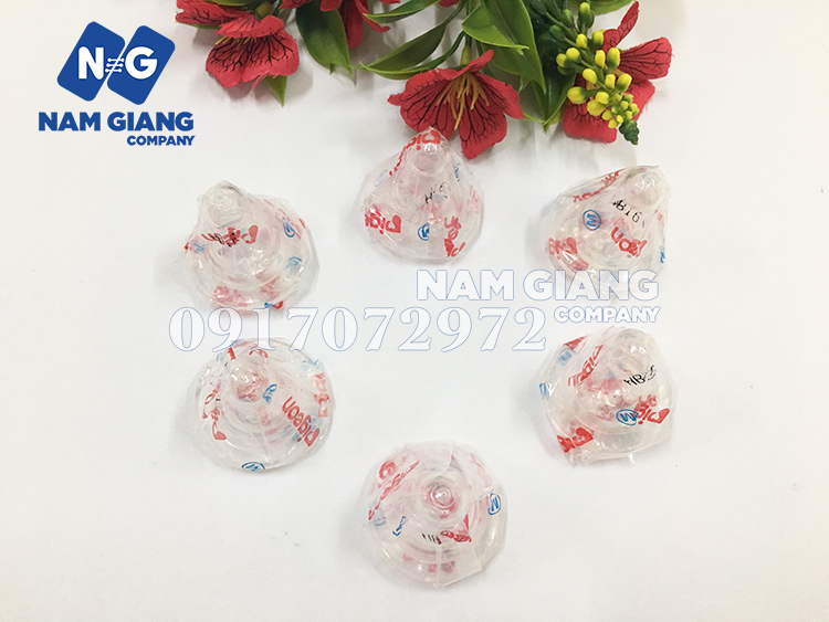 Núm ty thay thế  Pegion silicon trắng cổ hẹp