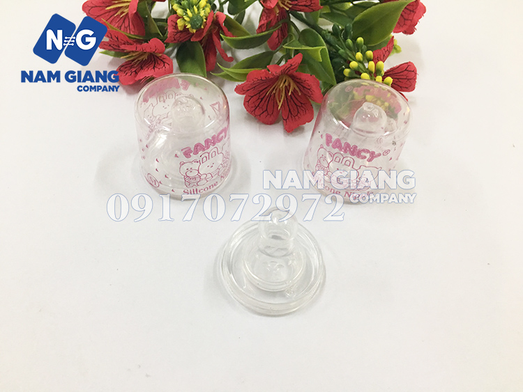 Núm ty thay thế silicon FANCY cổ hẹp vỉ 12 chiếc