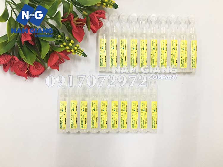 Nước muối sinh lý kháng viêm gifrer tép vàng (hộp 20 ống)