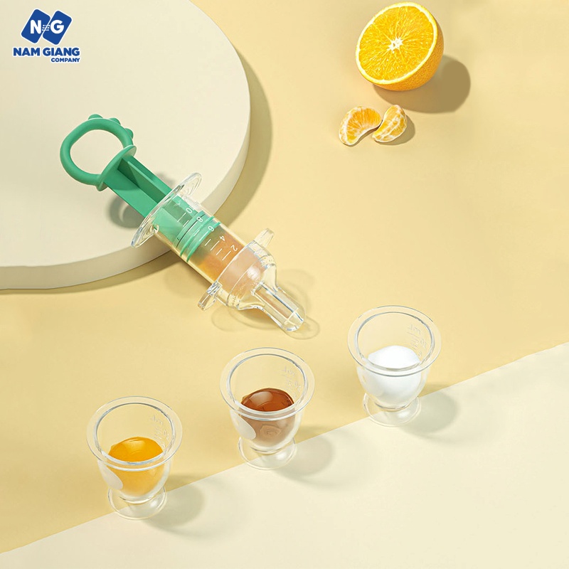 Bộ dụng cụ bón thuốc - bón sữa hình khủng long