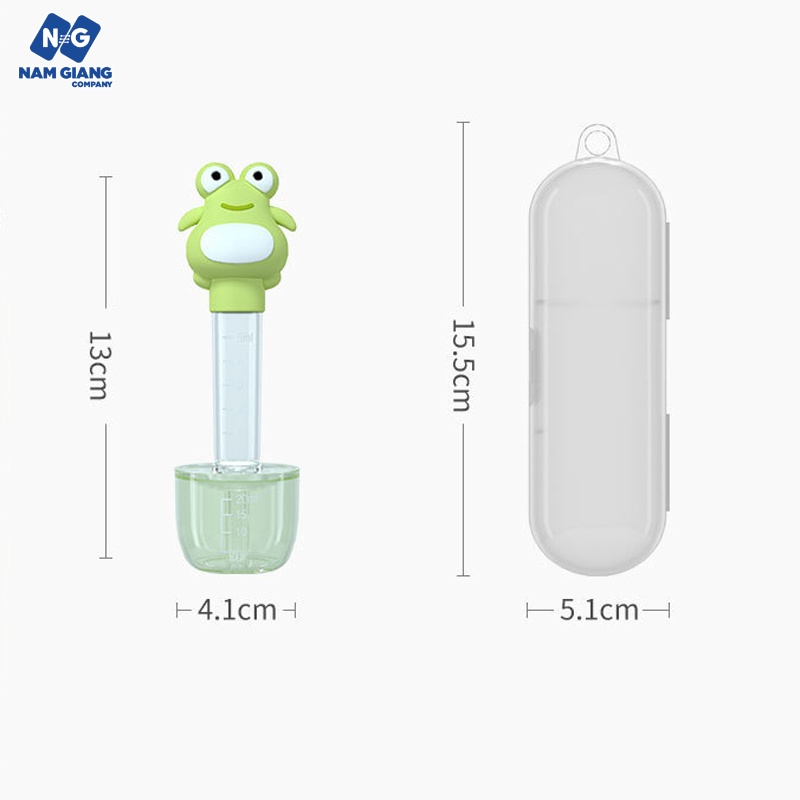 Ống bón thuốc, sữa hình ếch