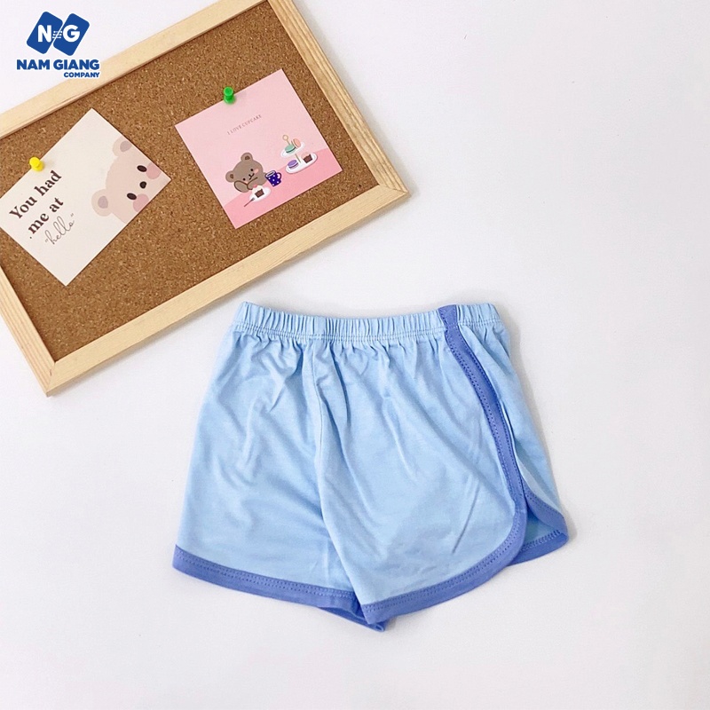 Quần đùi chục cho bé thun lạnh bo ống rộng rãi