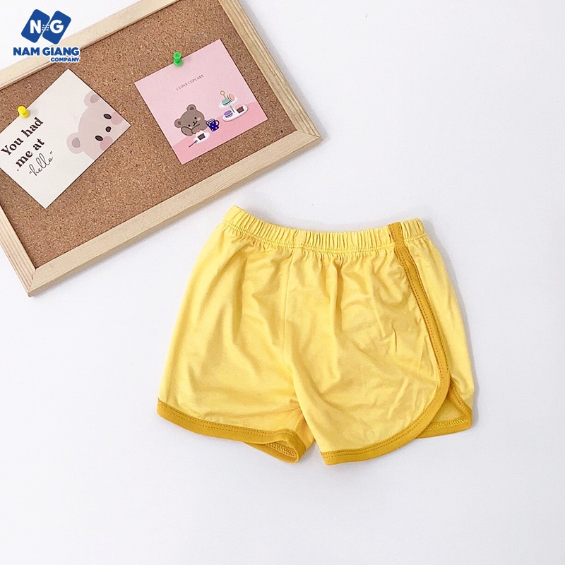 Quần đùi chục cho bé thun lạnh bo ống rộng rãi