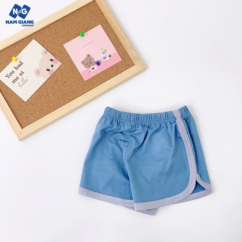 Quần đùi chục cho bé thun lạnh bo ống rộng rãi