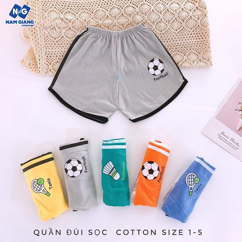 Quần đùi sọc VT KIDS sơ sinh cotton