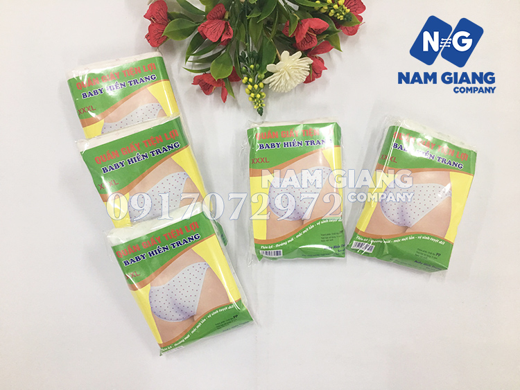 Quần lót giấy cho mẹ dùng 1 lần hiền trang (gói 6 chiếc)