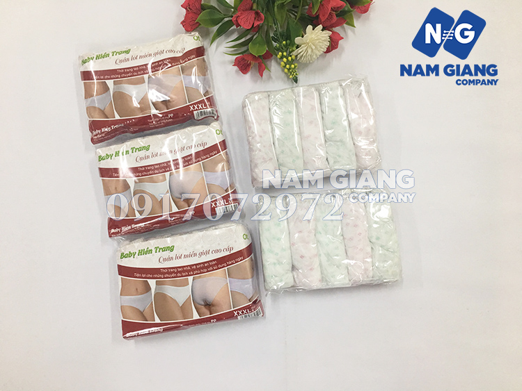 Quần lót giấy Hiền Trang cao cấp (gói 5 chiếc)