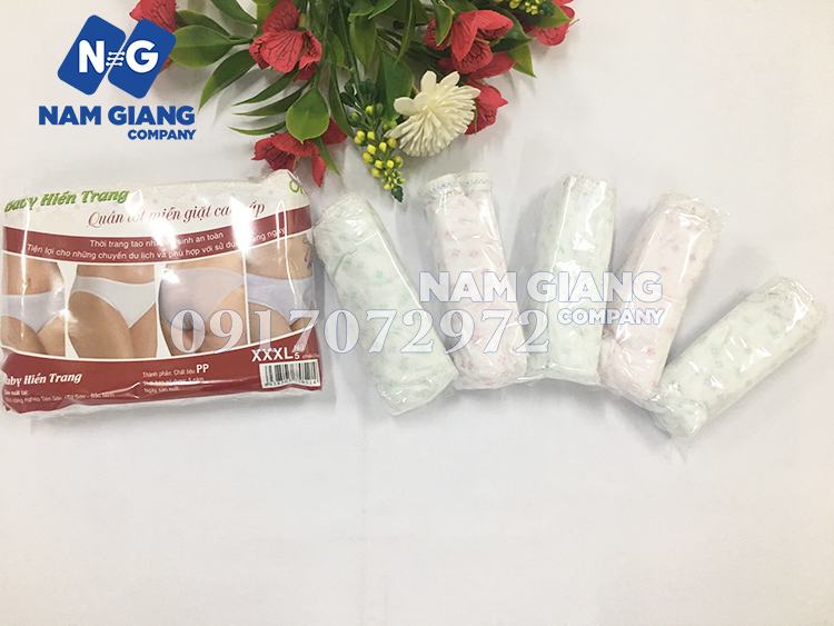 Quần lót giấy Hiền Trang cao cấp (gói 5 chiếc)