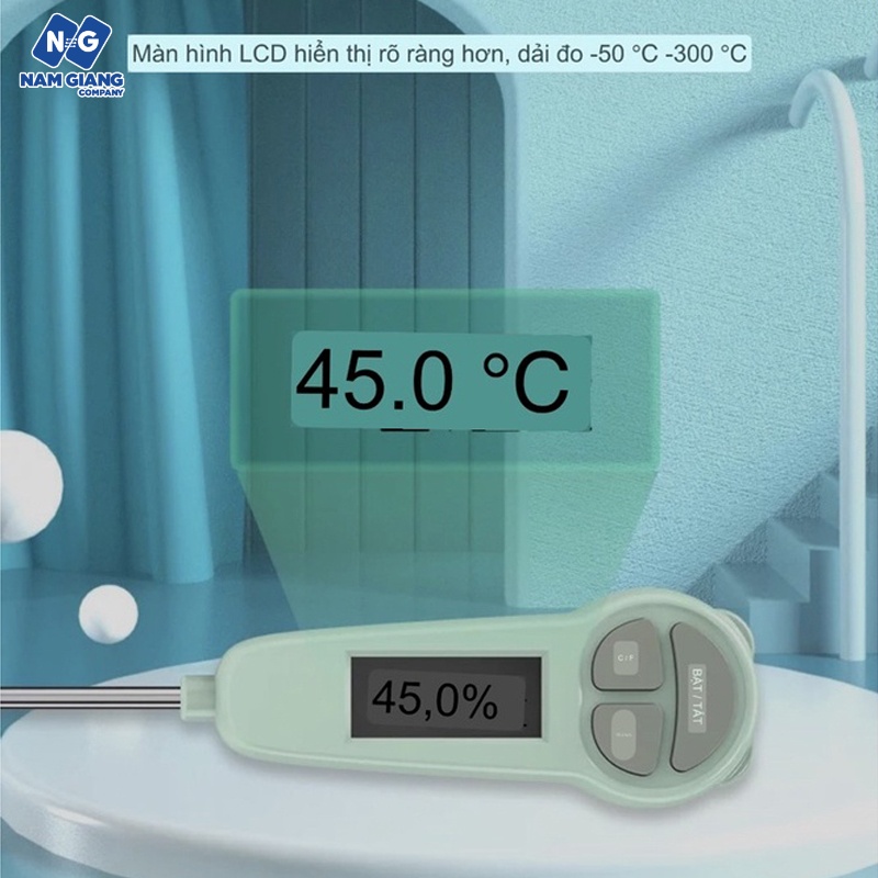 Que đo nhiệt độ sữa MISUTA