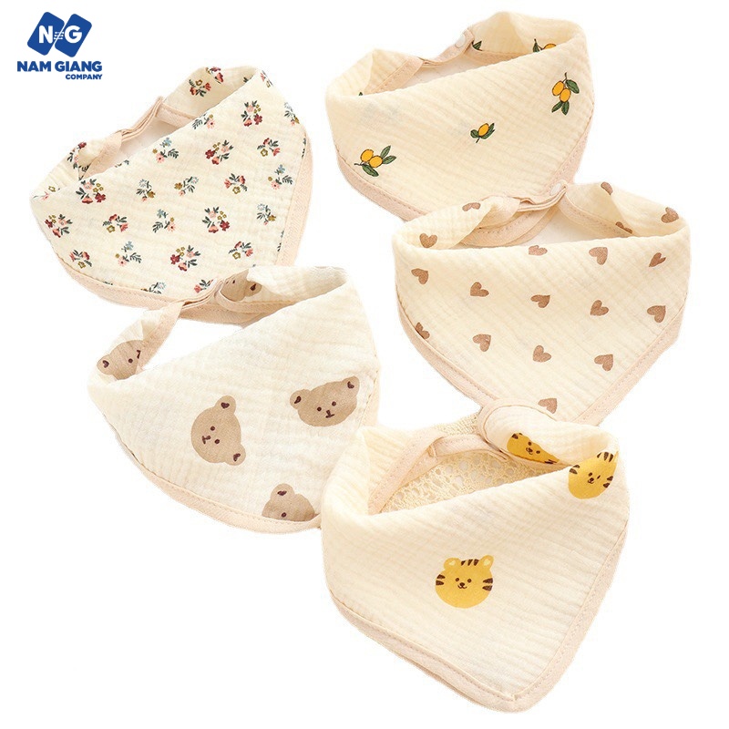 Sét 3 khăn xô muslin đa năng