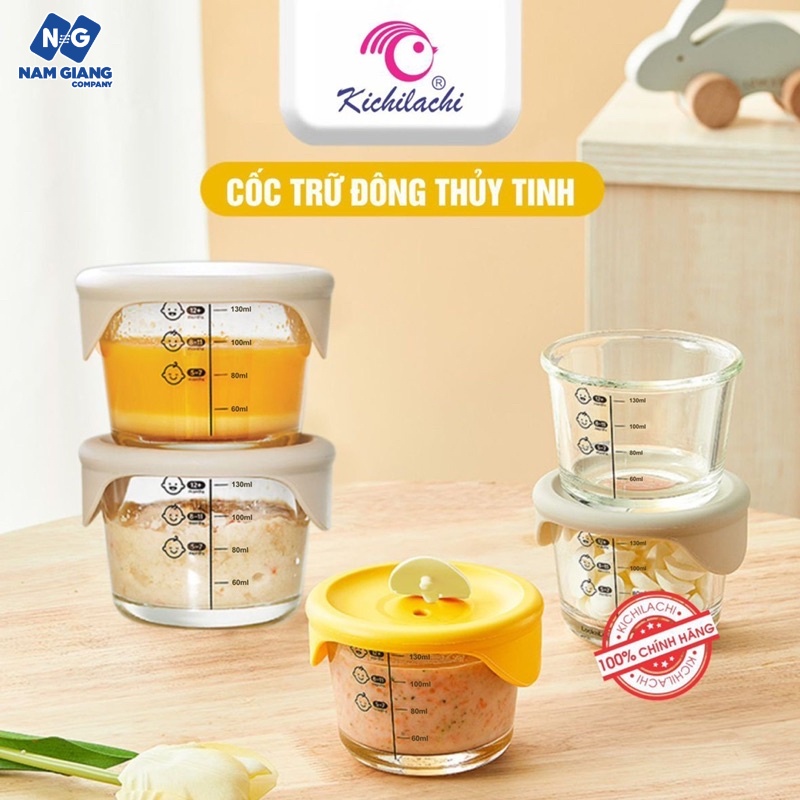 Sét 3 hộp trữ đông thủy tinh KICHI 150ml