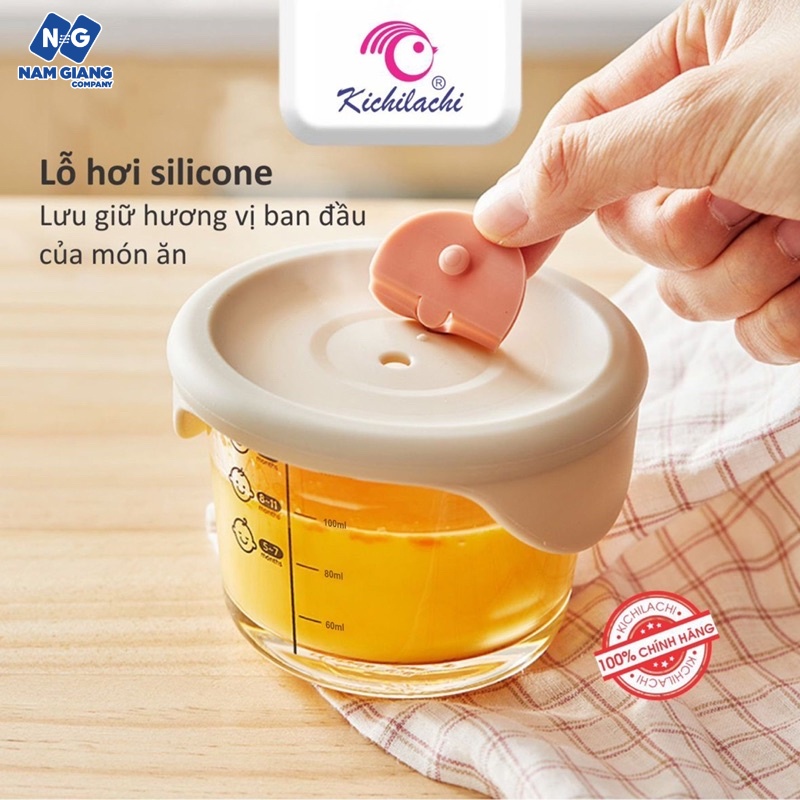 Sét 3 hộp trữ đông thủy tinh KICHI 150ml