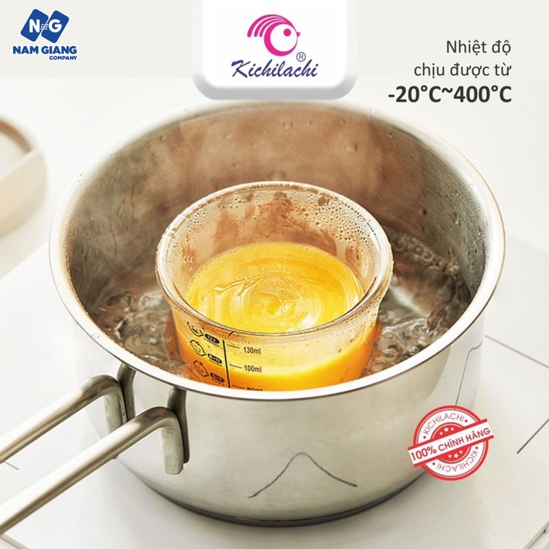 Sét 3 hộp trữ đông thủy tinh KICHI 150ml