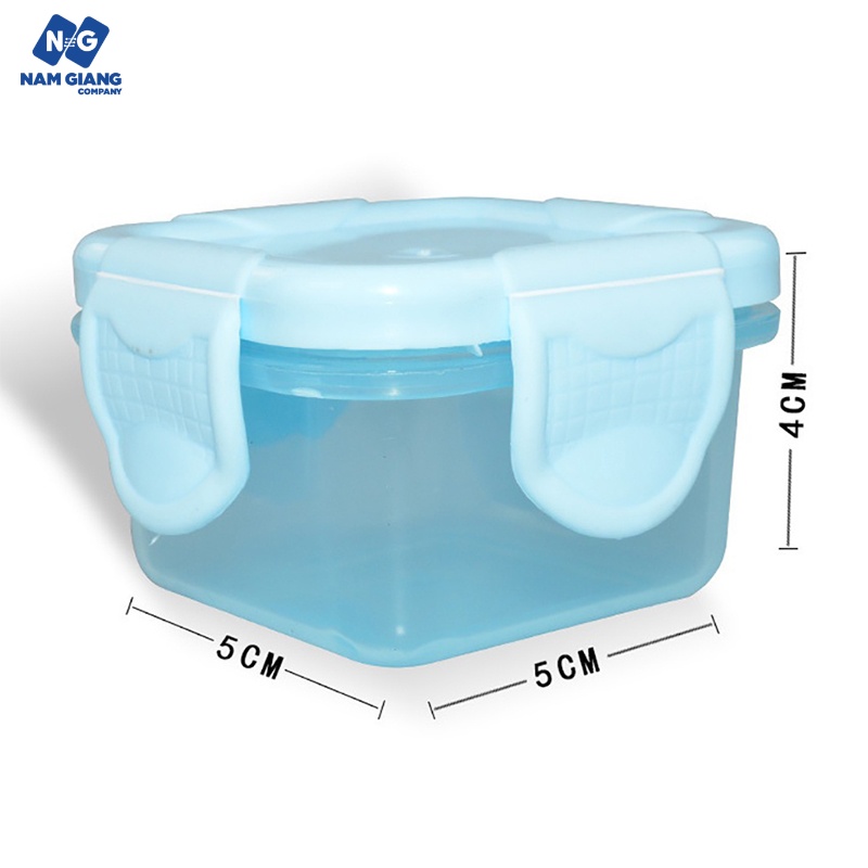 Set 4 hộp trữ đông có nắp 60ml cho bé