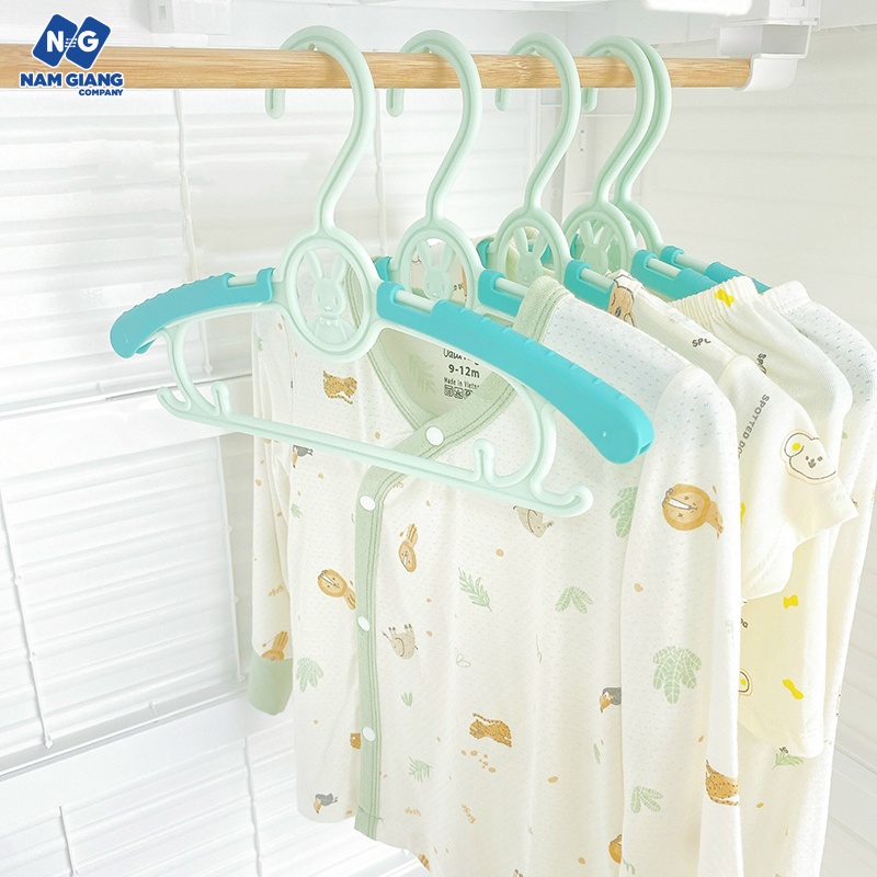 Sét 5 móc nhựa phơi quần áo trẻ em HONPER