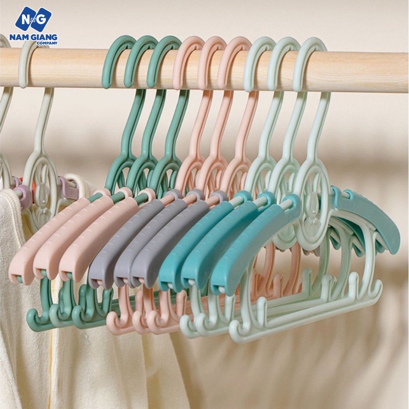 Sét 5 móc nhựa phơi quần áo trẻ em HONPER